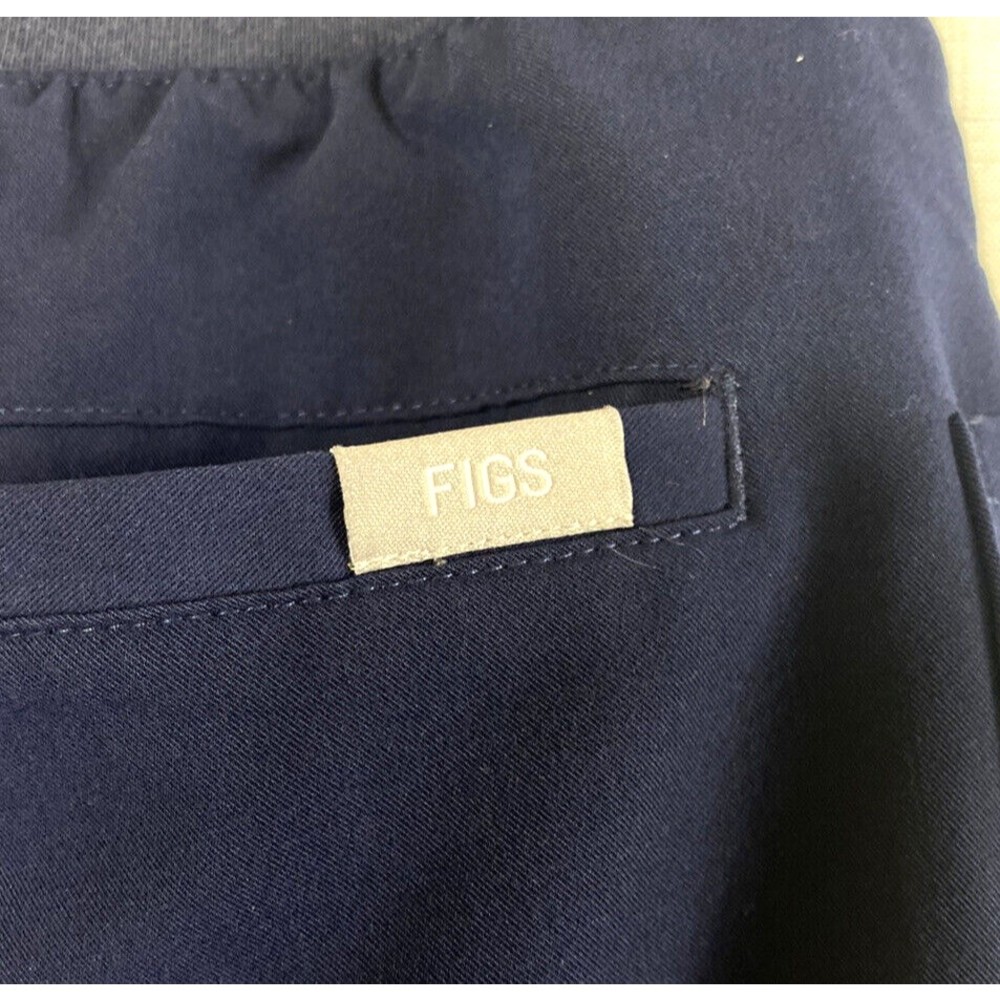 FIGS Scrubs Pants Blue Technical Collection Women's Medium Tall Stretch Comfort - Picture 9 of 13